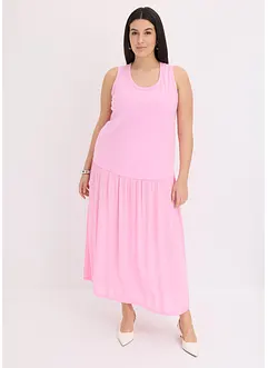 Robe longue bi-matière, bonprix