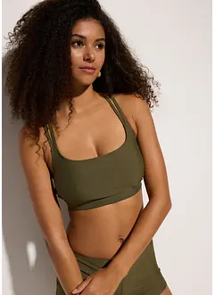 Haut de bikini brassière bretelles croisées, bonprix