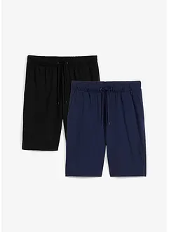 Lot de 2 bermudas en jersey léger, bonprix