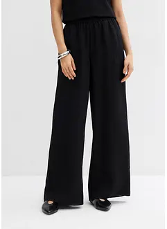 Pantalon en viscose mélangée, effet froissé, bonprix