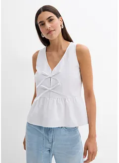 Blouse sans manches rayée, bonprix