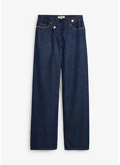 Jean large, taille mi-haute, peu extensible, bonprix