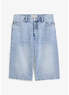 Bermuda en jean taille mi-haute, peu extensible, bonprix