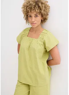 Tunique-blouse en seersucker coton, bonprix