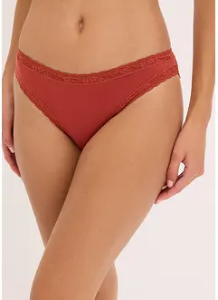 Lot de 5 slips à dentelle, bonprix