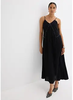Robe longue orné d’œillets, bonprix