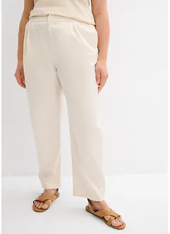 Pantalon carotte en coton extensible, bonprix
