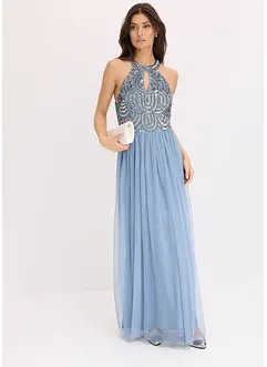 Robe longue brodée de sequins, bonprix