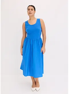 Robe en jersey bi-matière, bonprix