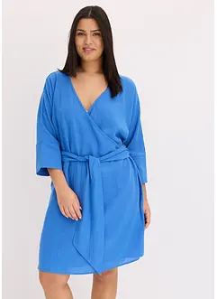 Robe courte, style portefeuille, avec ceinture, bonprix