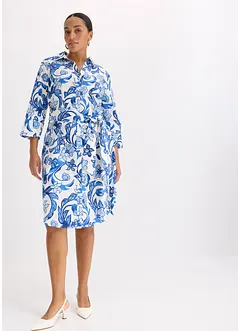 Robe-chemise en coton mélangé, bonprix