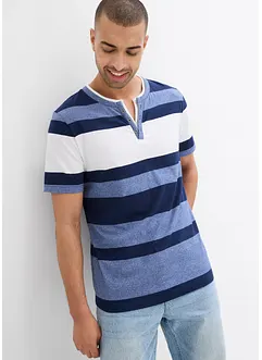 T-shirt col Henley manches courtes, bonprix