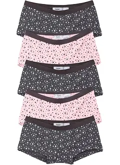 Lot de 5 culottes avec coton doux, bonprix