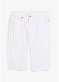 Bermuda long et léger en jean extensible, Regular, bonprix