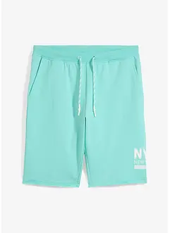 Bermuda en molleton avec bordures à cru, bonprix