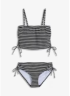 Bikini bandeau (ens. 2 pces) à bretelles amovibles, bonprix