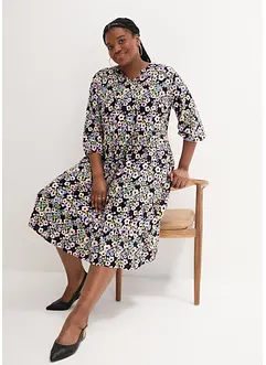 Robe midi en viscose, bonprix