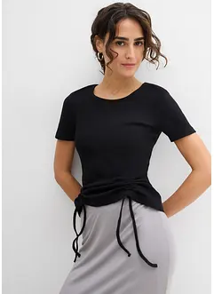 T-shirt côtelé, bonprix