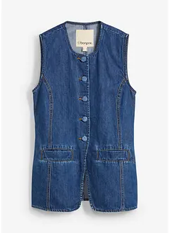 Gilet sans manches en jean, bonprix