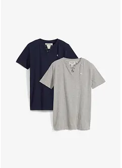 Lot de 2 T-shirts coton, bonprix