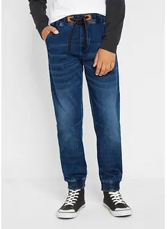 Jean en molleton denim, Regular et fuselé, bonprix