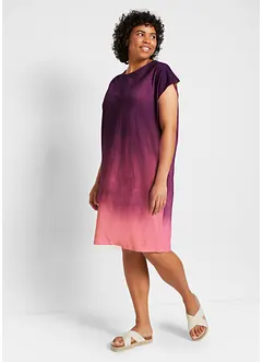 Robe T-shirt à effet ombré, bonprix
