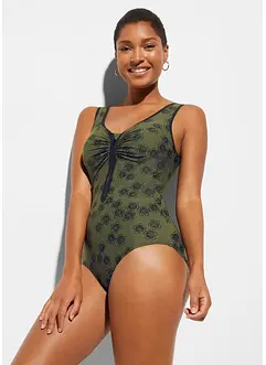 Maillot 1 pièce sculptant, maintien léger, bonprix