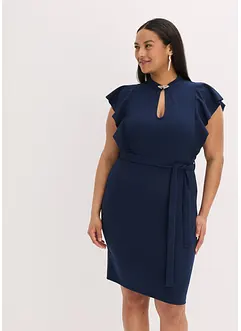 Robe fourreau avec une joli fermeture sur le décolleté, bonprix