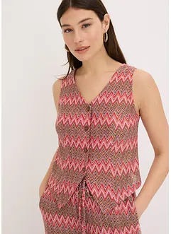Gilet sans manches aspect crochet, bonprix