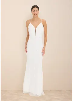 Robe de mariée brodée de sequins, bonprix