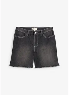 Short en jean, taille mi-haute, extensible, bonprix