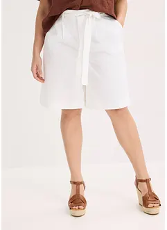 Short en twill avec ceinture à nouer, bonprix