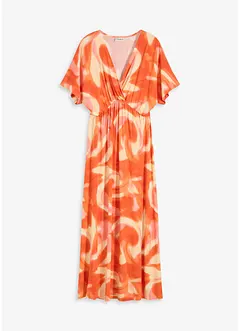 Robe longue à imprimé batik, en viscose douce et extensible, bonprix