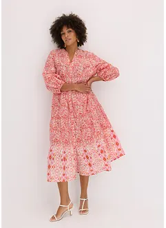 Robe midi en coton léger, bonprix