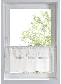 Brise-bise en coton brodé, bonprix