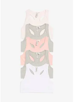 Lot de 5 brassières avec coton doux, bonprix