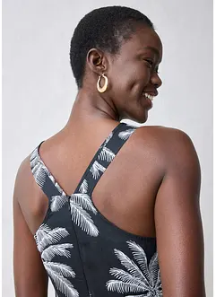 Robe midi en ramie, bonprix