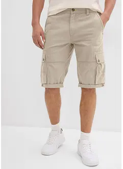 Bermuda cargo 100% coton, Regular, bonprix