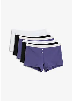 Lot de 5 boxers femme, bonprix