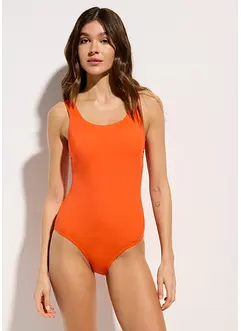 Maillot 1 pièce échancrure haute dans le dos, bonprix