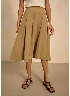 Jupe plissée en viscose mélangée, bonprix