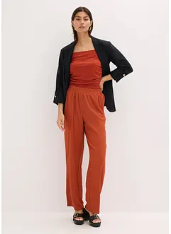 Pantalon en jersey crêpe, bonprix