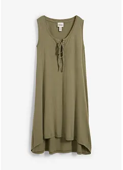 Robe en jersey à laçage, bonprix