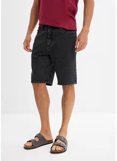 Bermuda classique en jean avec taille élastiquée, bonprix