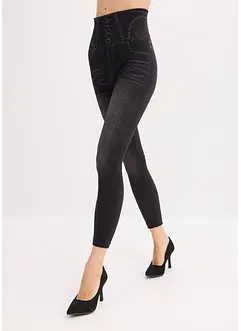 Legging sculptant sans coutures imitation jean, effet sculptant fort, bonprix