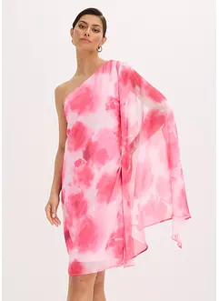 Robe asymétrique en crêpe fin, bonprix