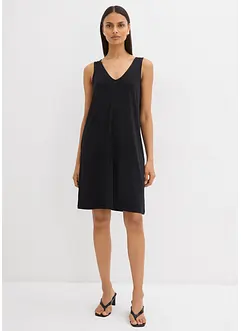 Robe débardeur fluide à col V, bonprix