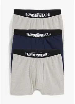 Lot de 3 boxers midi, bonprix