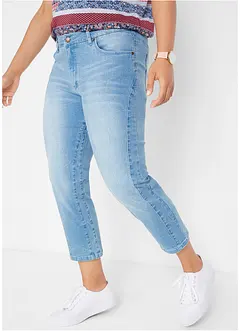 Jean slim taile mi-haute, raccourci, bonprix