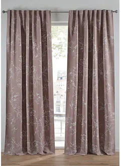 Rideau obscurcissant à imprimé feuilles (1 pce), bonprix